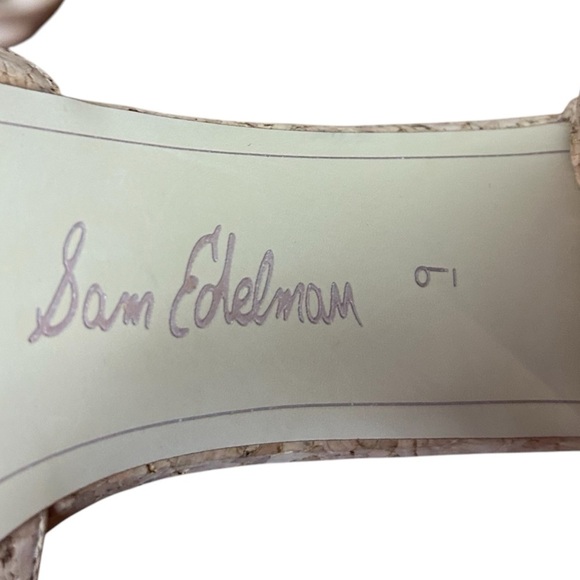 Sam Edelman Yaro Cork Sandal Block Heels- Size 9 - Picture 10 of 10